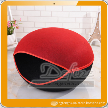 Comfortable Felted Pet Cave Bed with Removable Zip Top